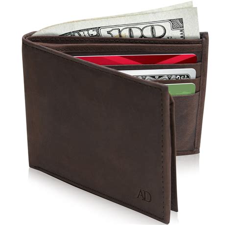 mens designer bifold wallets|small bifold men's wallet.